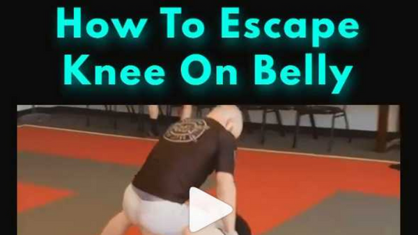 BJJ Drills: 2 Interesting Ways To Escape Knee On Belly