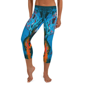 jiu jitsu gear BJJ apparel Akuma Awareness ~ Capri Leggings