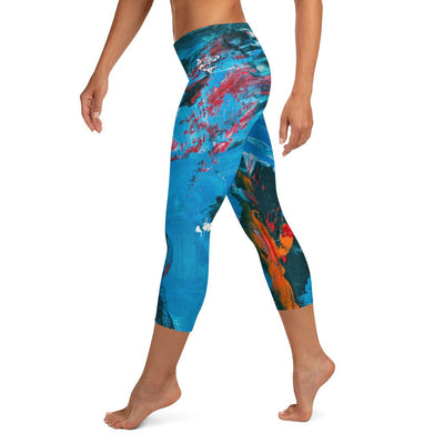 jiu jitsu gear BJJ apparel Akuma Awareness ~ Capri Leggings