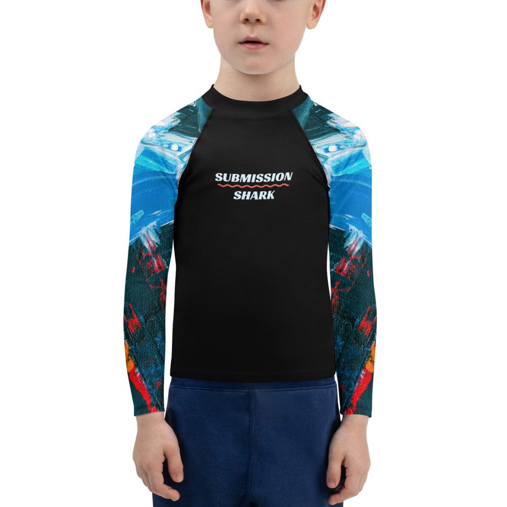 jiu jitsu gear BJJ apparel Akuma Awareness ~ Kids Rash Guard