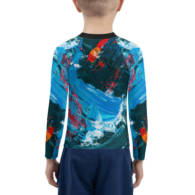 jiu jitsu gear BJJ apparel Akuma Awareness ~ Kids Rash Guard