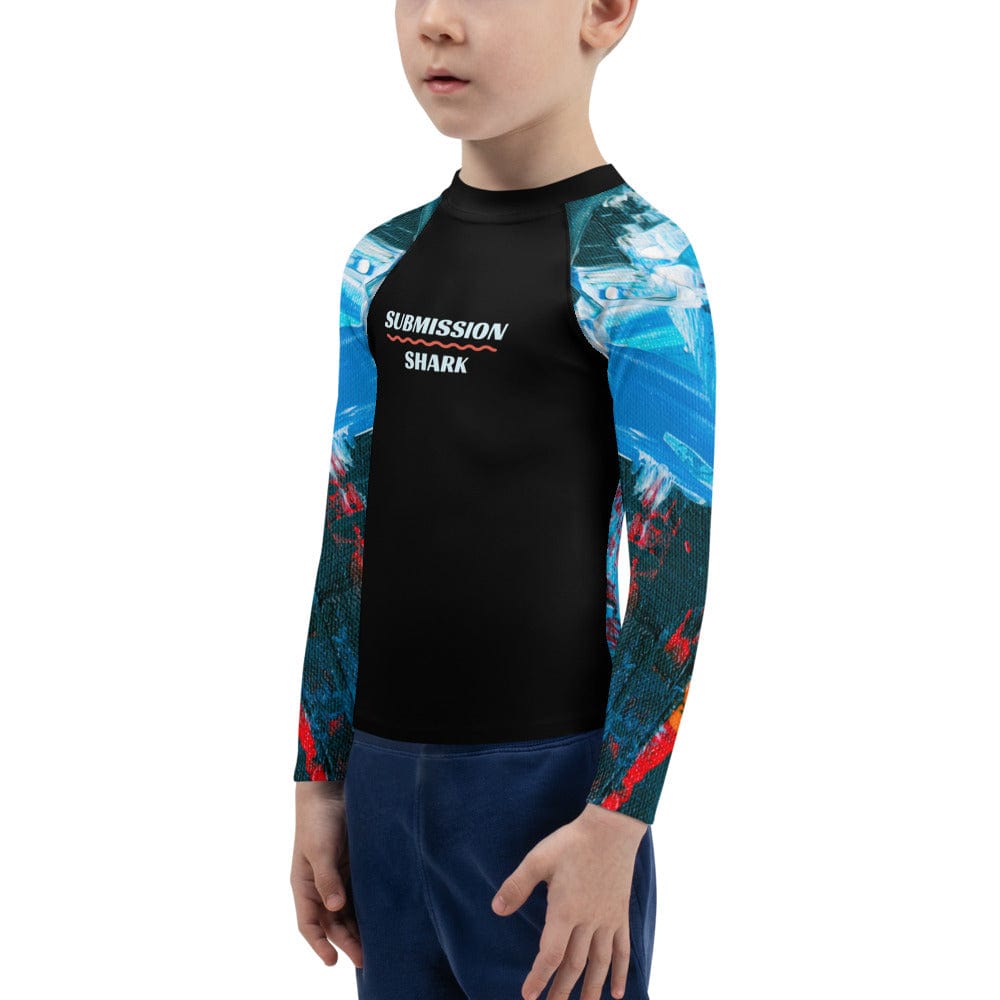 jiu jitsu gear BJJ apparel Akuma Awareness ~ Kids Rash Guard