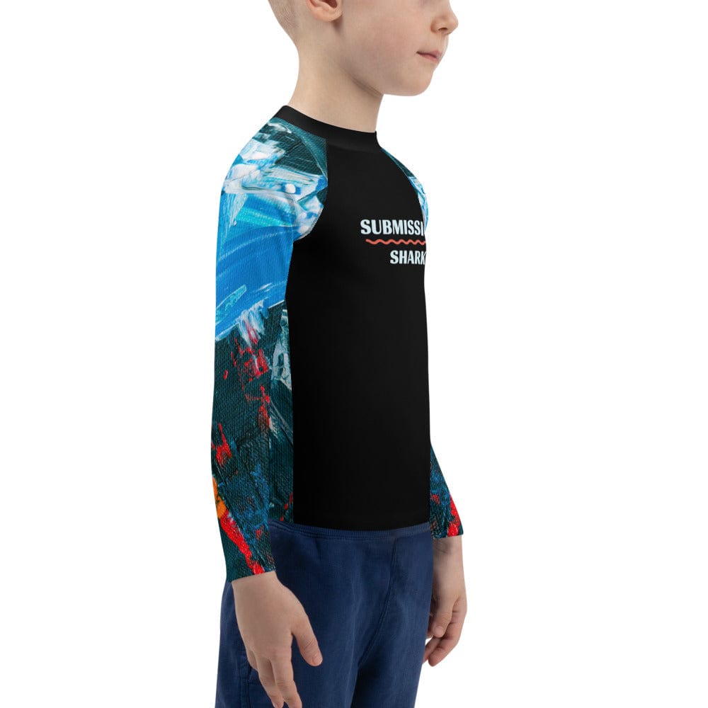 jiu jitsu gear BJJ apparel Akuma Awareness ~ Kids Rash Guard