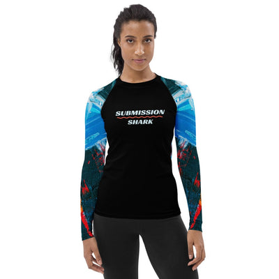 jiu jitsu gear BJJ apparel Akuma Awareness ~ Women's Rash Guard