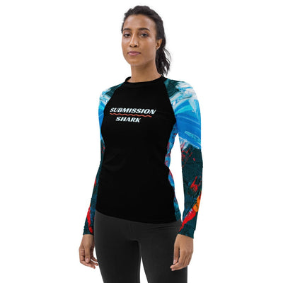 jiu jitsu gear BJJ apparel Akuma Awareness ~ Women's Rash Guard