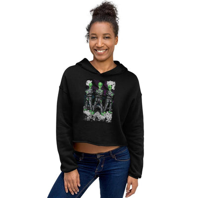 jiu jitsu gear BJJ apparel Alien Jiu-Jitsu (Take Me To Your Professor) ~ Crop Hoodie