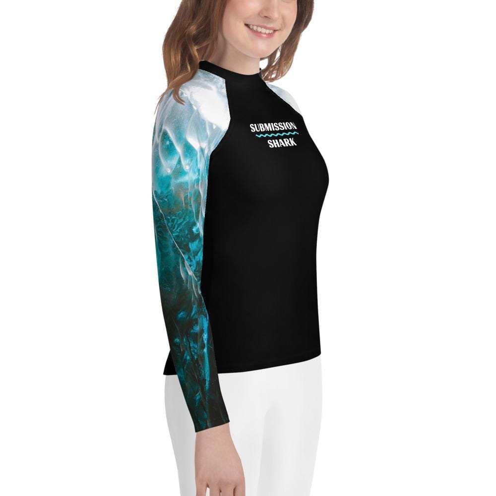 jiu jitsu gear BJJ apparel Angel Aura ~ Youth Rash Guard *