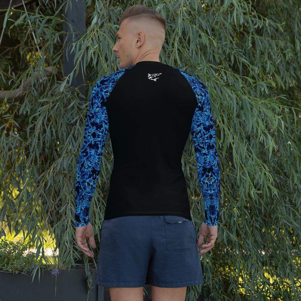 jiu jitsu gear BJJ apparel Aqua Vibe ~ Men's BJJ Rash Guard *