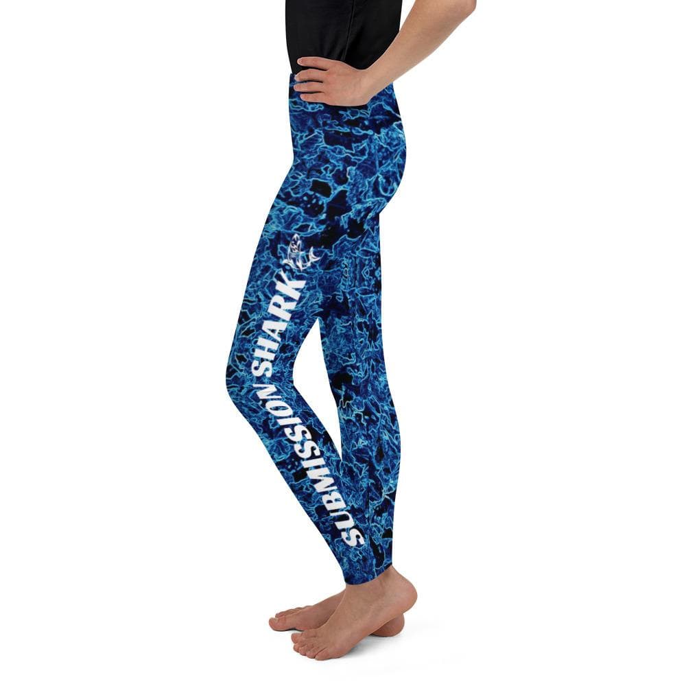 jiu jitsu gear BJJ apparel Aqua Vibe ~ Youth Leggings *