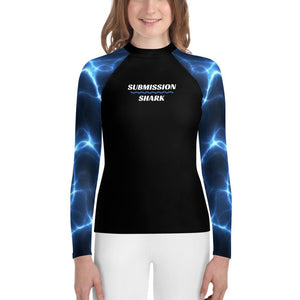 jiu jitsu gear BJJ apparel Aquatic Storms ~ Youth Rash Guard