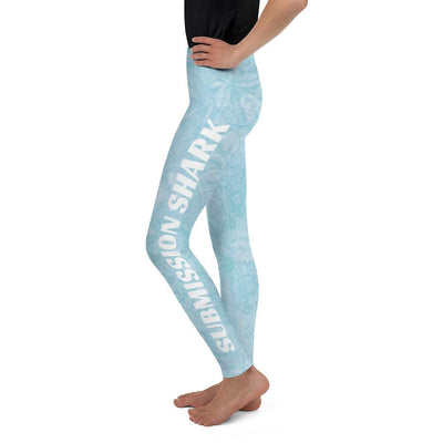 jiu jitsu gear BJJ apparel Baby Blue Beauty ~ Youth Leggings