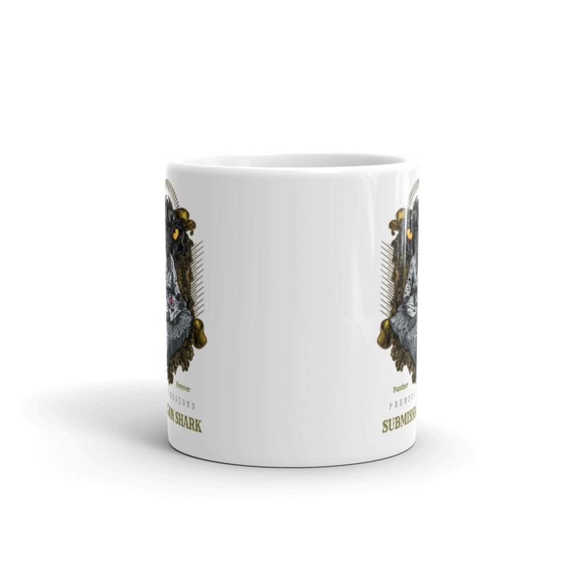 jiu jitsu gear BJJ apparel Black Panther Forever Mug | Submission Shark