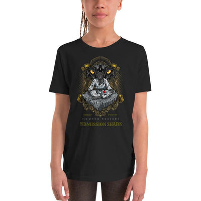 jiu jitsu gear BJJ apparel Black Panther Forever ~ Youth T-Shirt