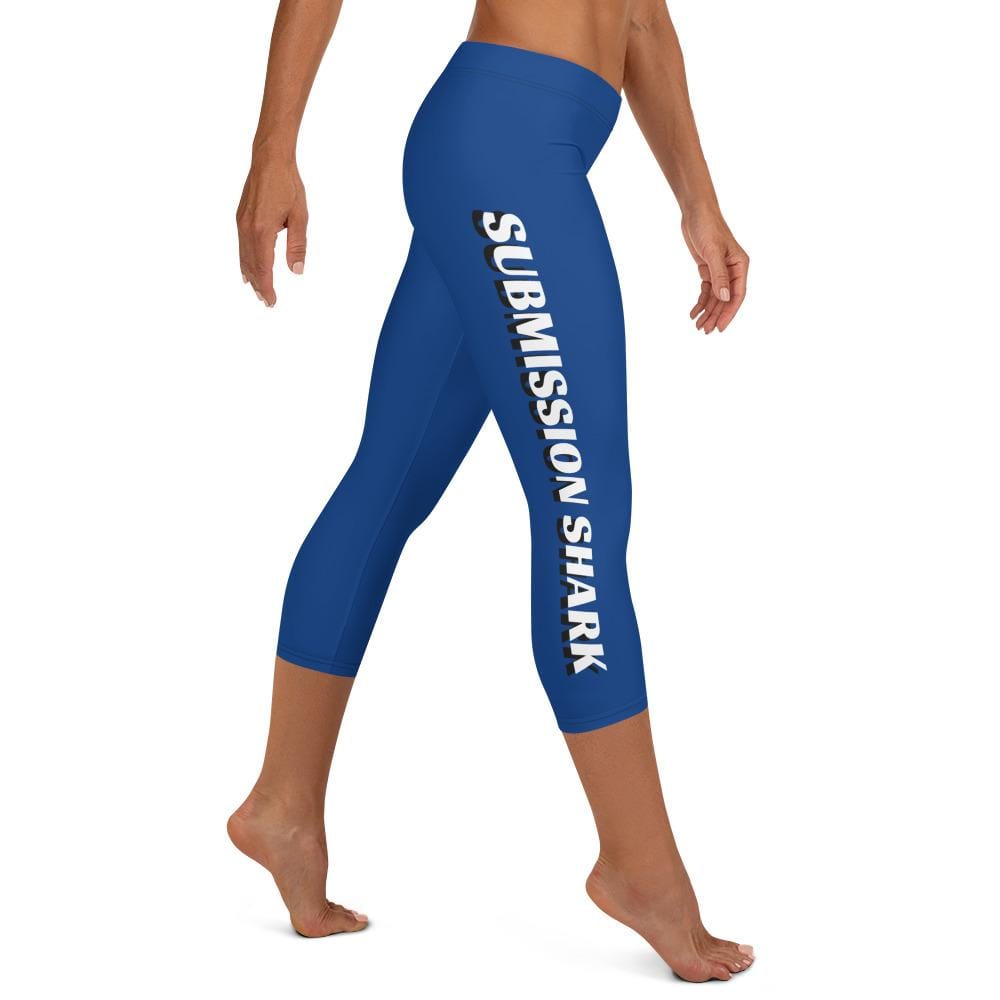 jiu jitsu gear BJJ apparel Blue SS Premium Standard ~ Capri Leggings