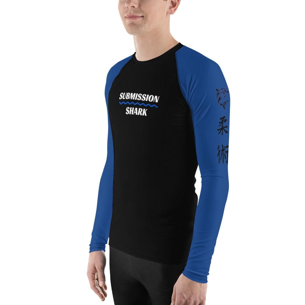 Men's BJJ Rash Guard (Blue SS Premium Standard) - Shop MMA Gear ...