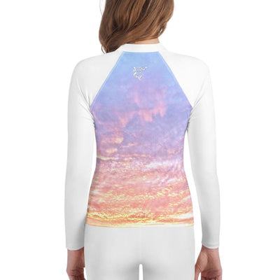 jiu jitsu gear BJJ apparel Blush Heaven ~ Youth Rash Guard