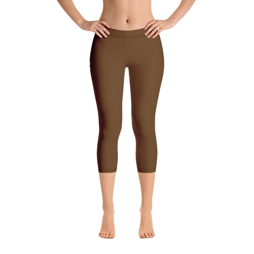 jiu jitsu gear BJJ apparel Brown SS Premium Standard ~ Capri Leggings