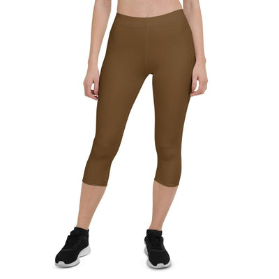 jiu jitsu gear BJJ apparel Brown SS Premium Standard ~ Capri Leggings