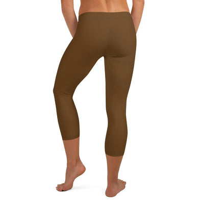 jiu jitsu gear BJJ apparel Brown SS Premium Standard ~ Capri Leggings