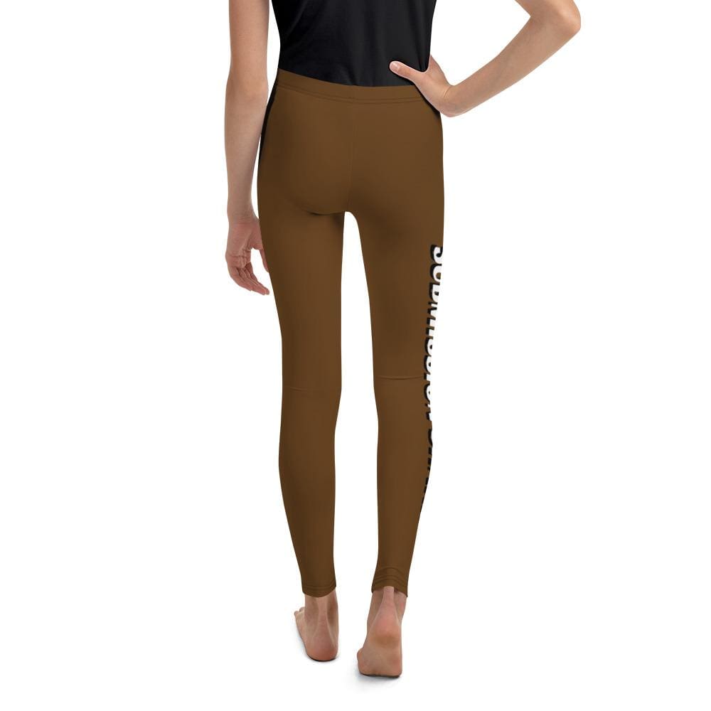 jiu jitsu gear BJJ apparel Brown SS Premium Standard ~ Youth Leggings