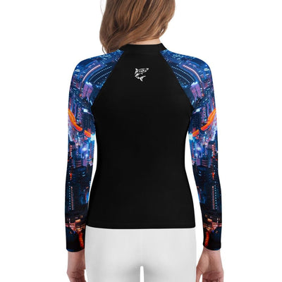 jiu jitsu gear BJJ apparel City Lights ~ Youth Rash Guard