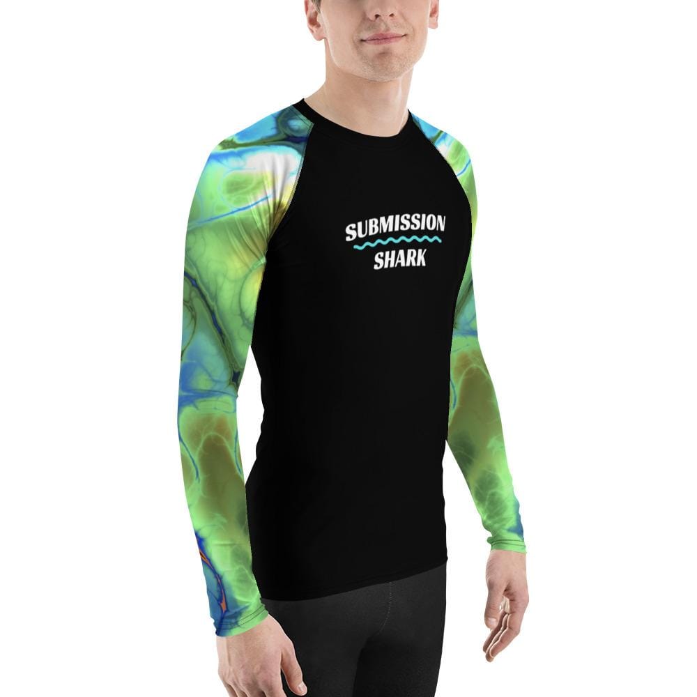 Men's Colorful BJJ Rash Guard (Liquid Trip) - Shop MMA Gear ...