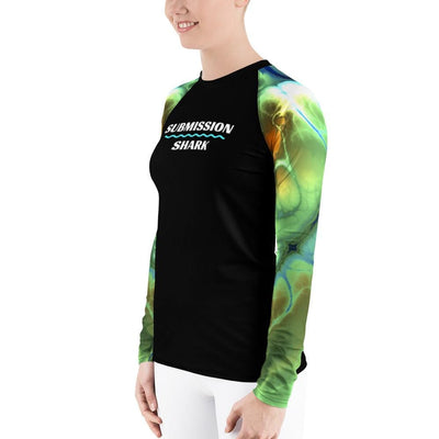 jiu jitsu gear BJJ apparel Color Splash ~ Women's Rash Guard