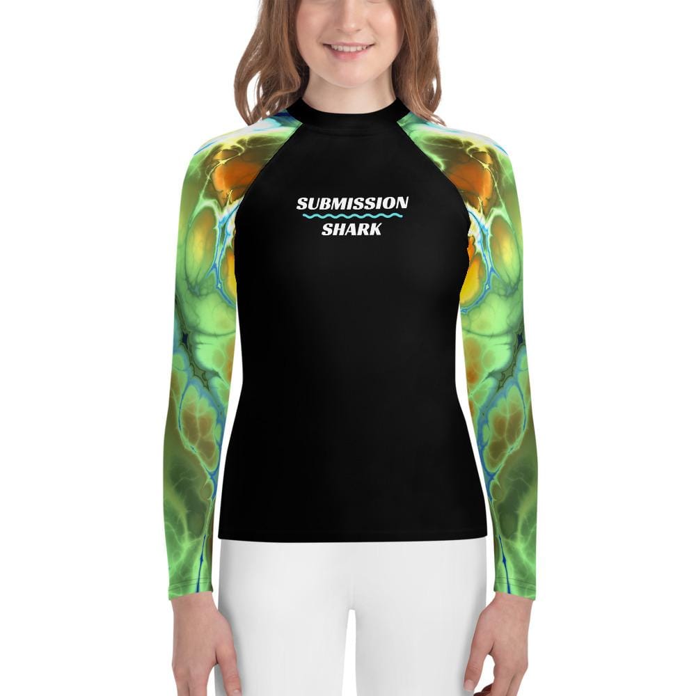 jiu jitsu gear BJJ apparel Color Splash ~ Youth Rash Guard