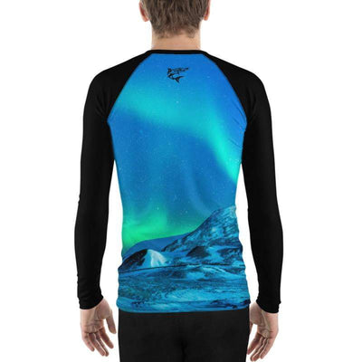 jiu jitsu gear BJJ apparel Cosmic Aurora ~ Men's BJJ Rash Guard