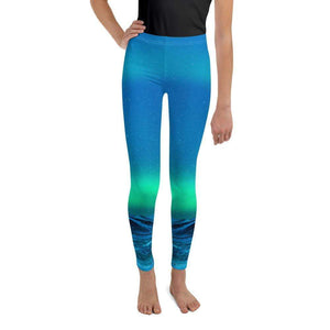 jiu jitsu gear BJJ apparel Cosmic Aurora ~ Youth Leggings