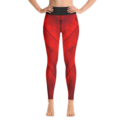 jiu jitsu gear BJJ apparel Crimson Passion ~ High-Waist Leggings *