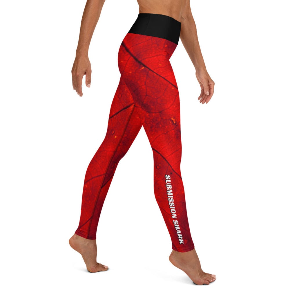 jiu jitsu gear BJJ apparel Crimson Passion ~ High-Waist Leggings *