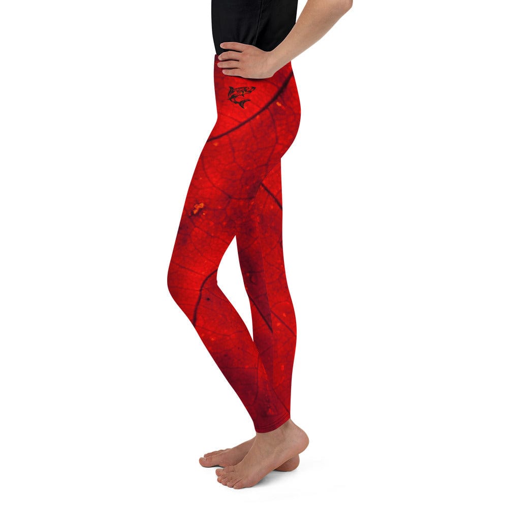 jiu jitsu gear BJJ apparel Crimson Passion ~ Youth Leggings *