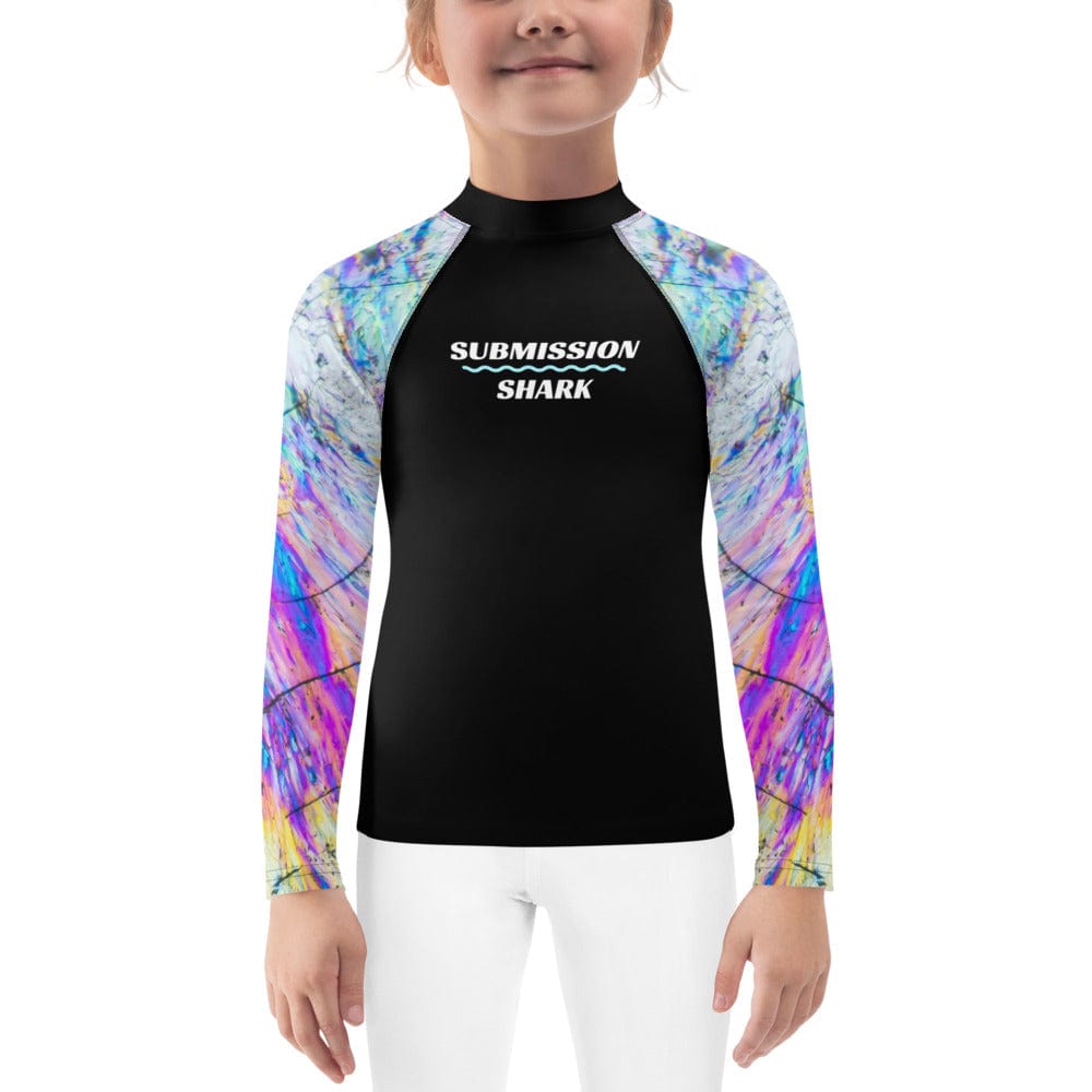 jiu jitsu gear BJJ apparel Crystalline ~ Kids Rash Guard