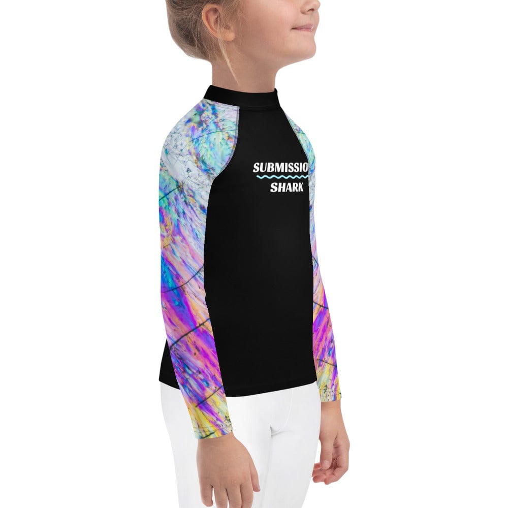 jiu jitsu gear BJJ apparel Crystalline ~ Kids Rash Guard