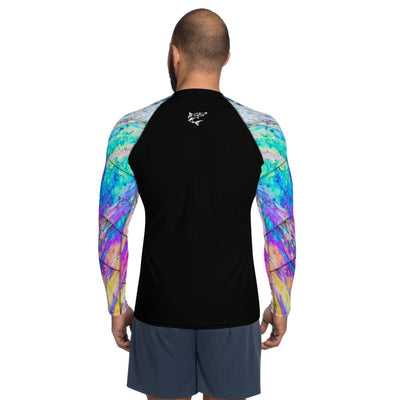 jiu jitsu gear BJJ apparel Crystalline ~ Men's BJJ Rash Guard