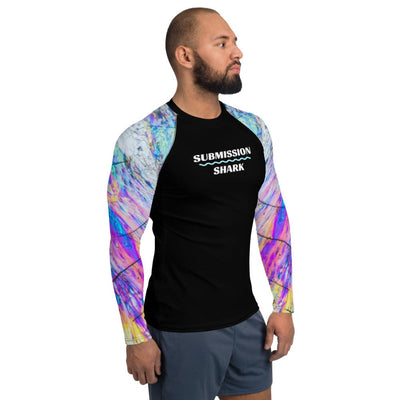 jiu jitsu gear BJJ apparel Crystalline ~ Men's BJJ Rash Guard