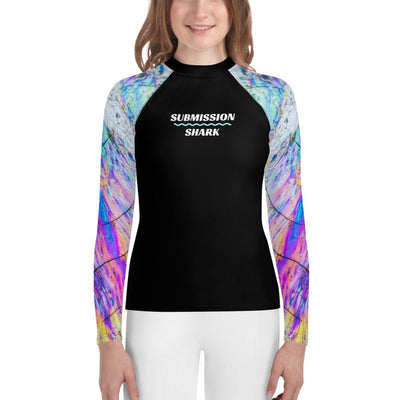 jiu jitsu gear BJJ apparel Crystalline ~ Youth Rash Guard