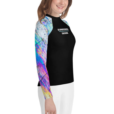 jiu jitsu gear BJJ apparel Crystalline ~ Youth Rash Guard