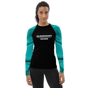 jiu jitsu gear BJJ apparel Energy Field ~ Women's Rash Guard