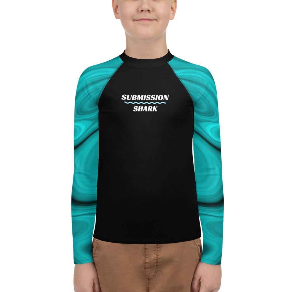 jiu jitsu gear BJJ apparel Energy Field ~ Youth Rash Guard