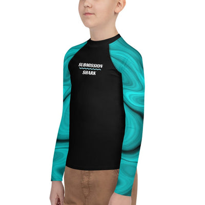 jiu jitsu gear BJJ apparel Energy Field ~ Youth Rash Guard