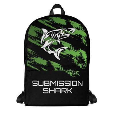 jiu jitsu gear BJJ apparel Flow Wave ~ Green Backpack