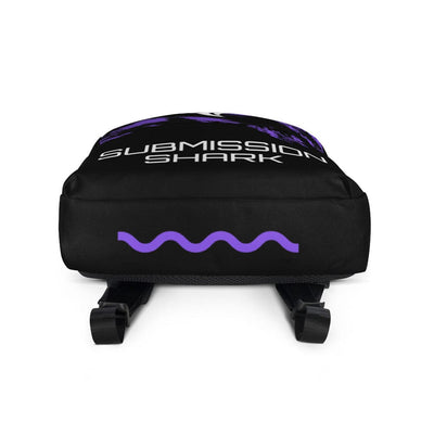 jiu jitsu gear BJJ apparel Flow Wave ~ Purple Backpack