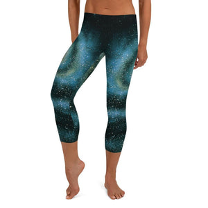 jiu jitsu gear BJJ apparel Galactic Swirl ~ Capri Leggings