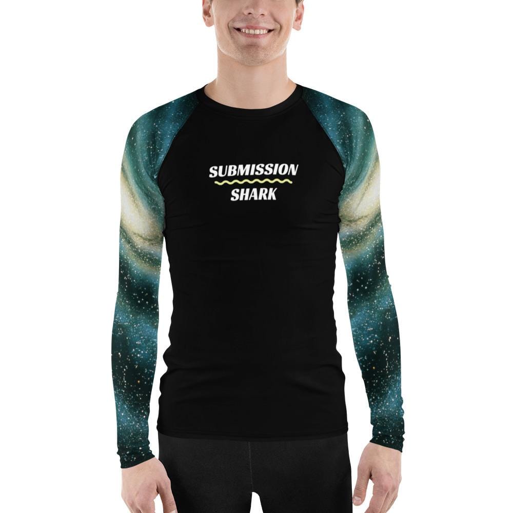 jiu jitsu gear BJJ apparel Galactic Swirl ~ Men's BJJ Rash Guard