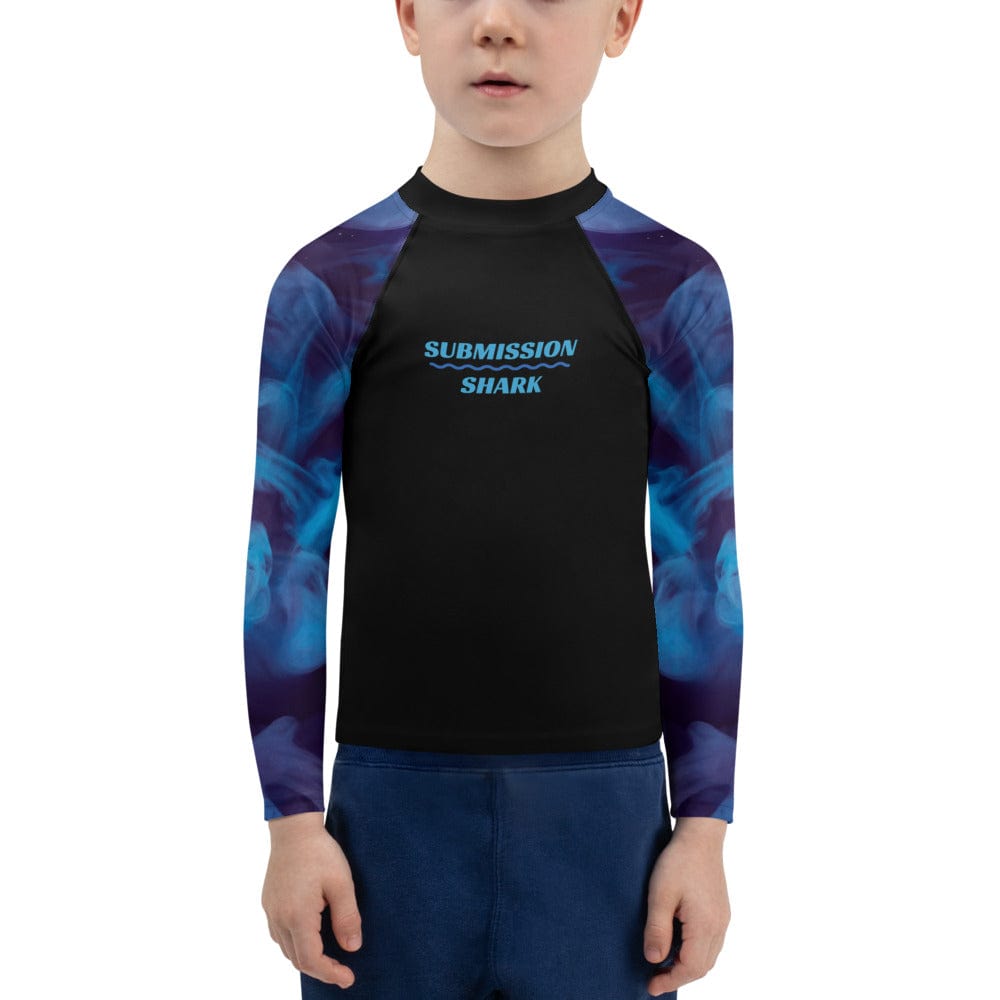 jiu jitsu gear BJJ apparel GOGOPlata Smoke ~ Kids Rash Guard