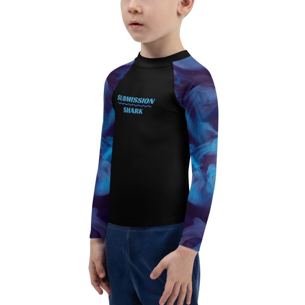 jiu jitsu gear BJJ apparel GOGOPlata Smoke ~ Kids Rash Guard