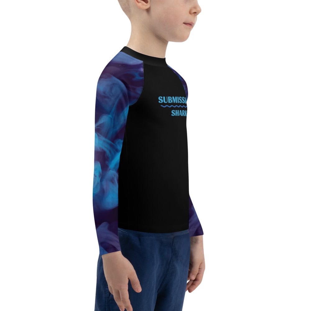 jiu jitsu gear BJJ apparel GOGOPlata Smoke ~ Kids Rash Guard