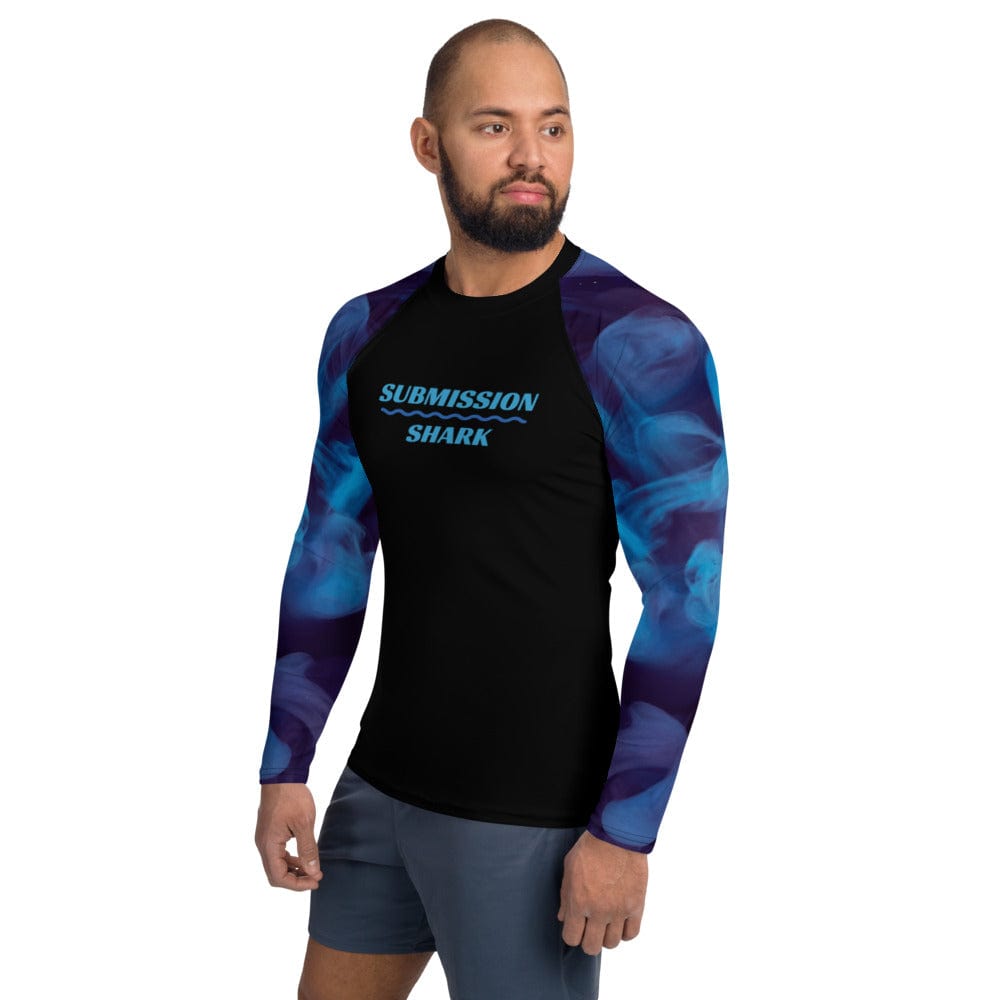 jiu jitsu gear BJJ apparel GOGOPlata Smoke ~ Men's BJJ Rash Guard